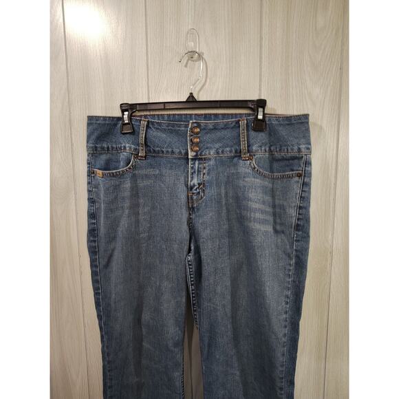 Levi Strauss Stretch 3 Button Closure Women SEXY SIGNATURE JEANS Sz 12 Y2K - Picture 2 of 10